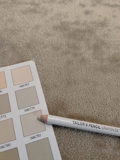 Mohair & Silk Velvet Seaweed Texture In Sandstone Heavy Duty