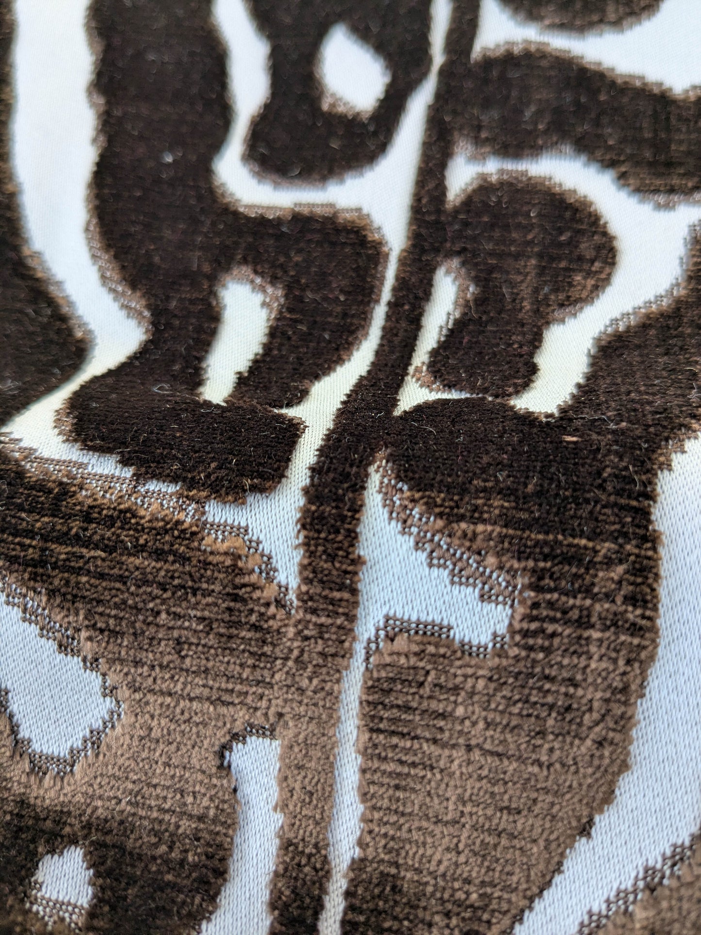13" x 21" Scalamandre Zebra - Outdoor Brownk & White Zebra Skin Pattern Animal Skin MSRP USD 198