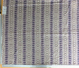 Scalamandre -Gx Indigo Lavender Purple White Woven Abstract Stripe Ikat Linen Viscose -  1.2 yards - MSRP USD364/y