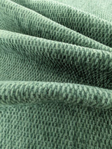 Scalamandre Stanford Chenille Dark Green  Cotton Rayon Heavy  Lush- Made in US- By The Yard