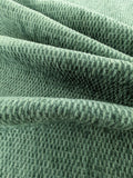 Scalamandre Stanford Chenille Dark Green  Cotton Rayon Heavy  Lush- Made in US- By The Yard