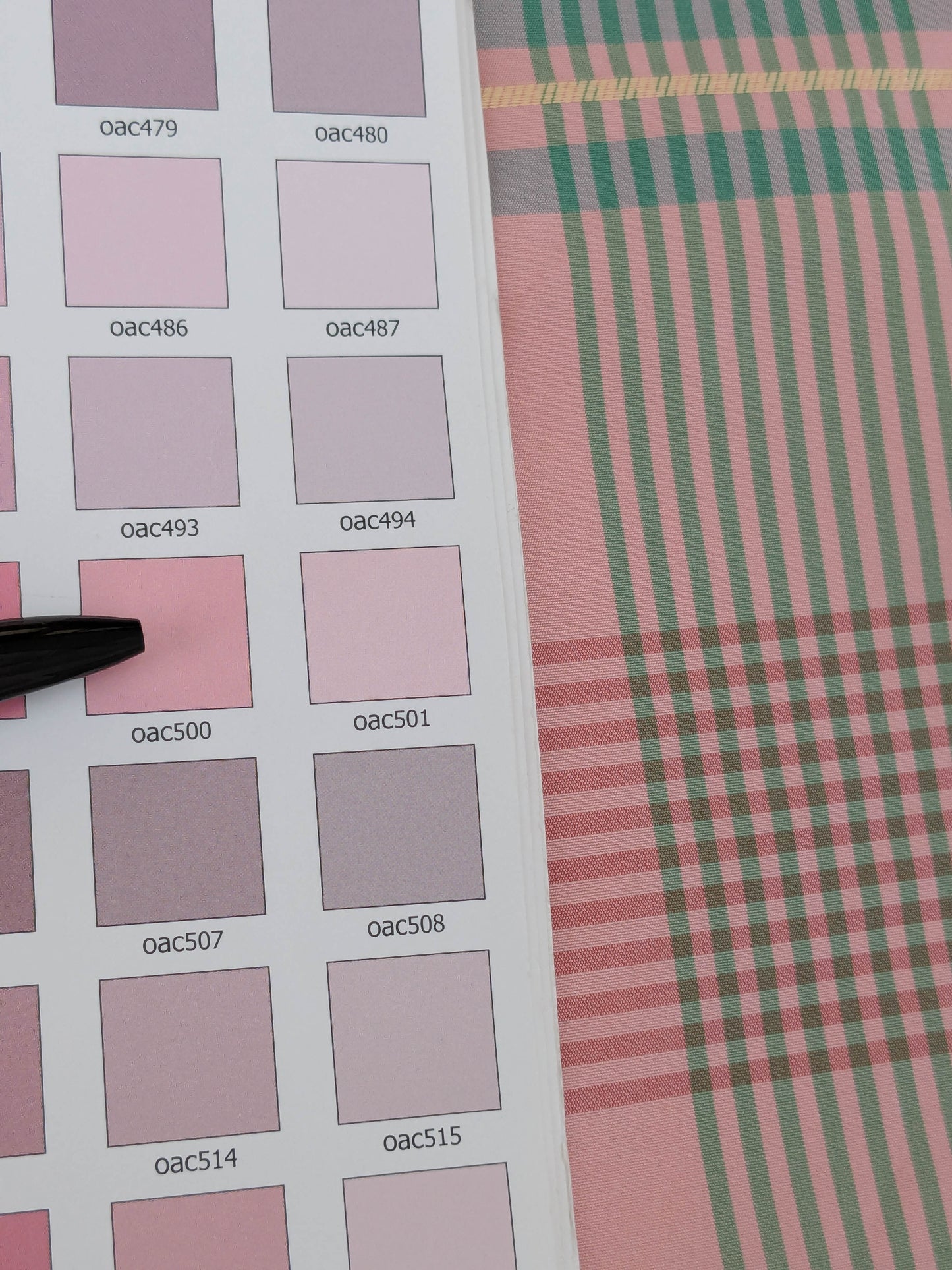 Scalamandre  Fasianella Pink Plaid Silk - Blue Yellow Pink  - By The Yard