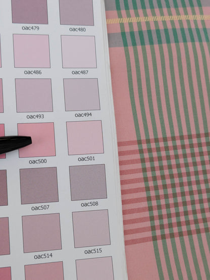 Scalamandre  Fasianella Pink Plaid Silk - Blue Yellow Pink  - By The Yard