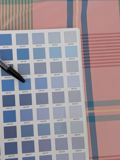 Scalamandre  Fasianella Pink Plaid Silk - Blue Yellow Pink  - By The Yard
