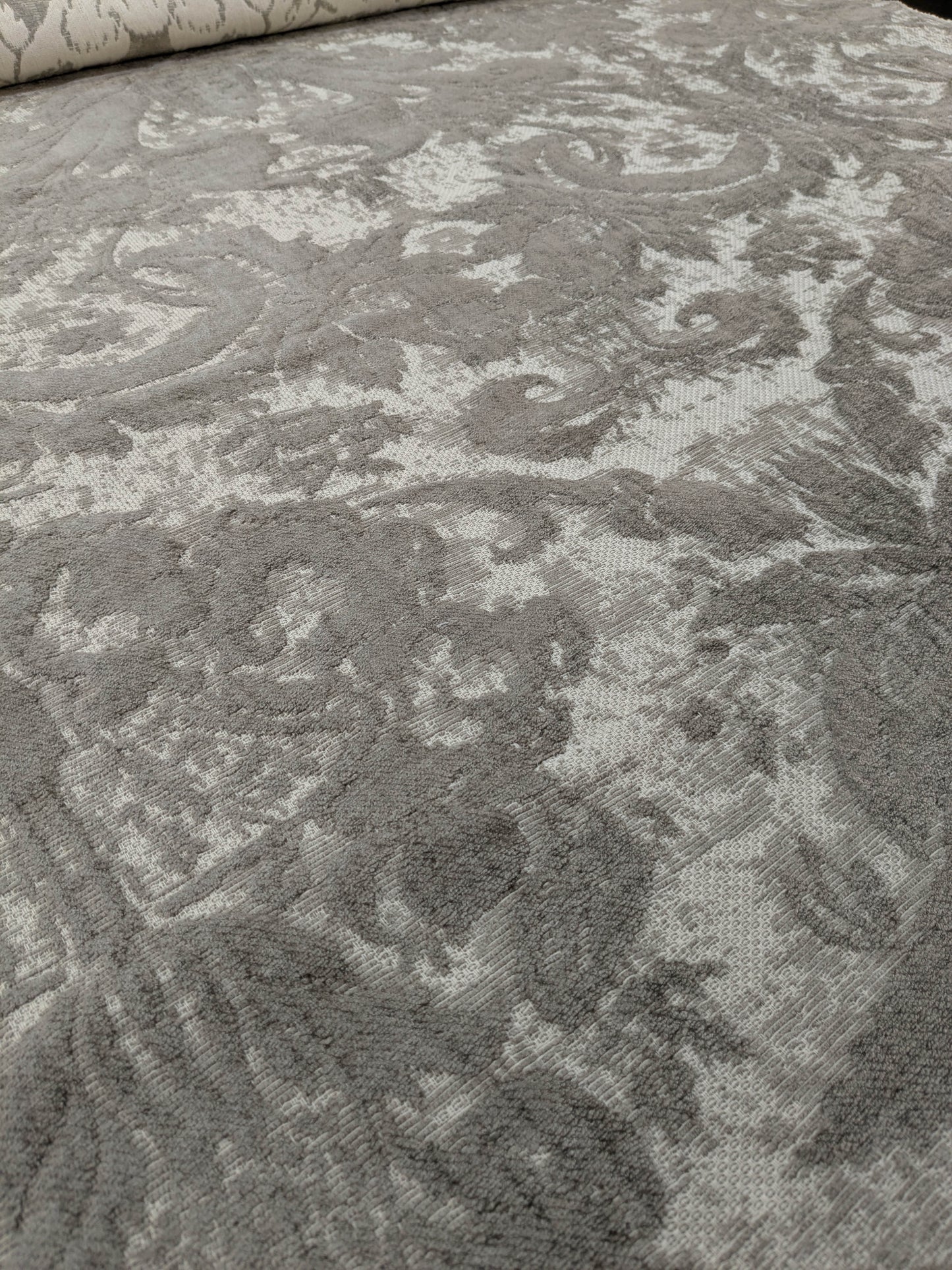 Scalamandre Amadeus French Gray Floral Rayon Cotton - By The Yard - MSRP USD 188/y