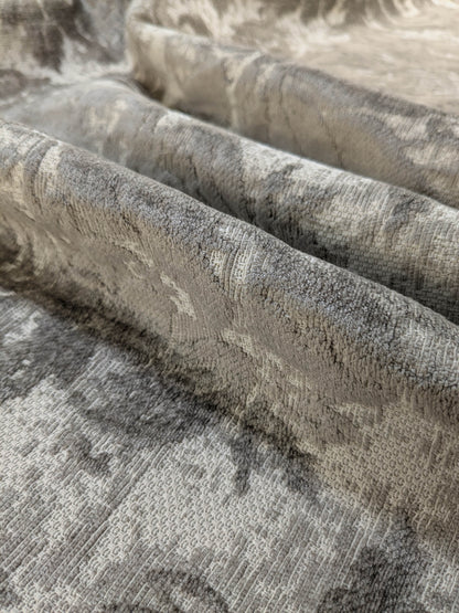 Scalamandre Amadeus French Gray Floral Rayon Cotton - By The Yard - MSRP USD 188/y