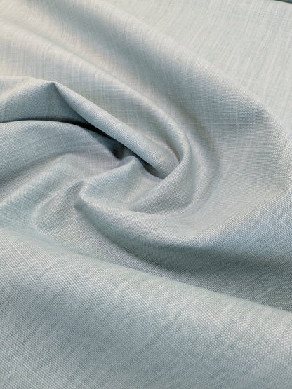 Scalamandre Glow Aqua Blue Solid 100% Linen Heavy Duty -By The Yard - MSRP USD 338/y