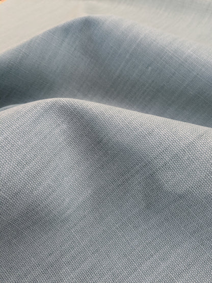 Scalamandre Glow Aqua Blue Solid 100% Linen Heavy Duty -By The Yard - MSRP USD 338/y