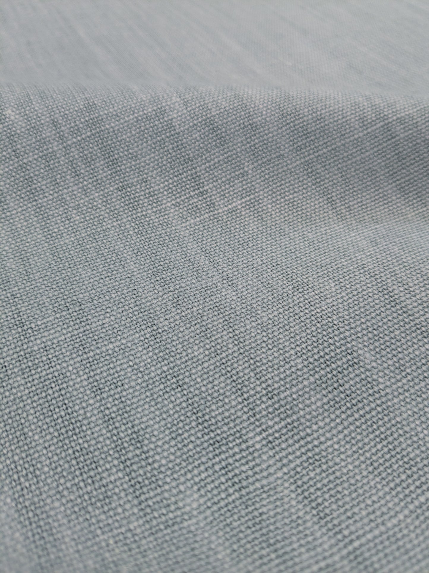Scalamandre Glow Aqua Blue Solid 100% Linen Heavy Duty -By The Yard - MSRP USD 338/y