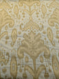 Scalamandre Monroe Ikat Texture Straw Yellow Beige Soft Upholstery With An Ikat Pattern Blurriness Design Green MSRP USD 150