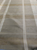 Scalamandre Iridescent Plaid in Champagne Cream Pale Gold Silk Organza Semi-sheer - By The Yard