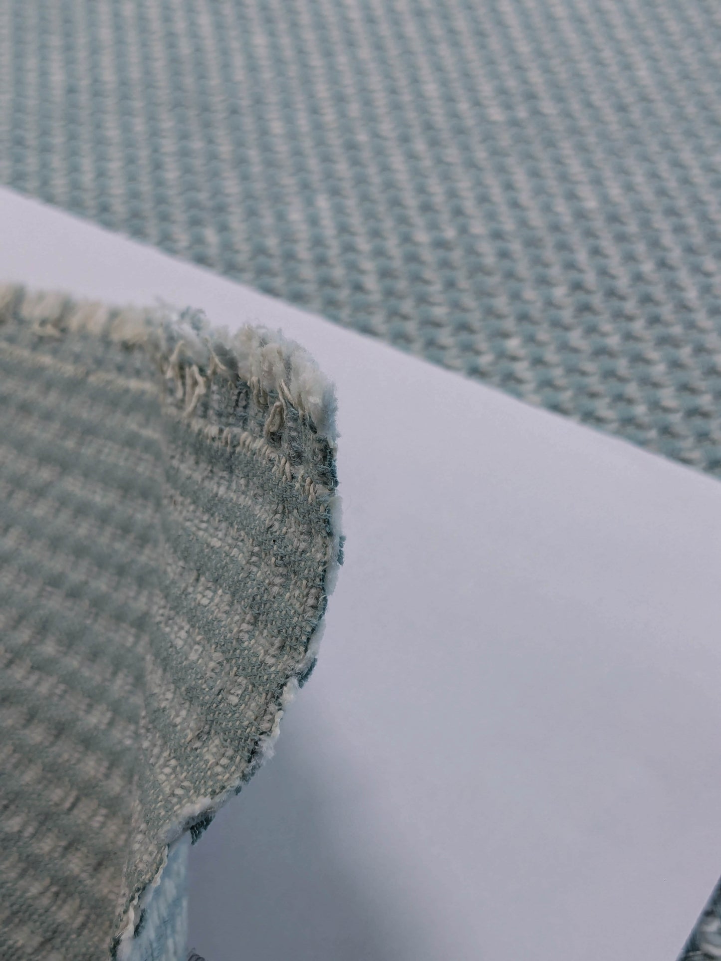 Scalamandre Matera Aquamarine Diamond Weave Heavy Duty Cotton - Blue Aqua By The Yard