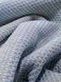 Scalamandre Matera Aquamarine Diamond Weave Heavy Duty Cotton - Blue Aqua By The Yard