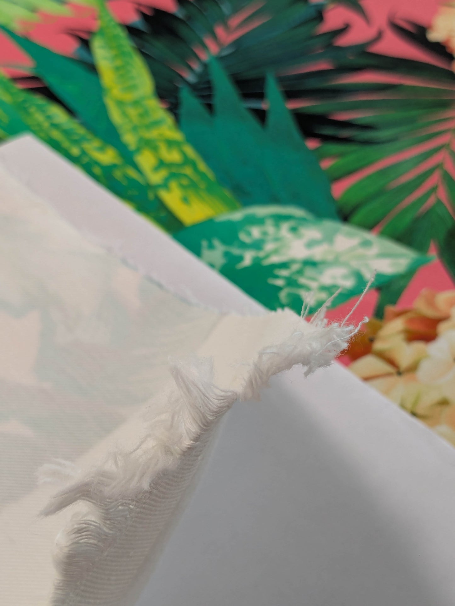 Scalamandre Blooming Paradise Tropical Bird Toucan Palm Banana Cotton Print -Hot Pink - By The Yard