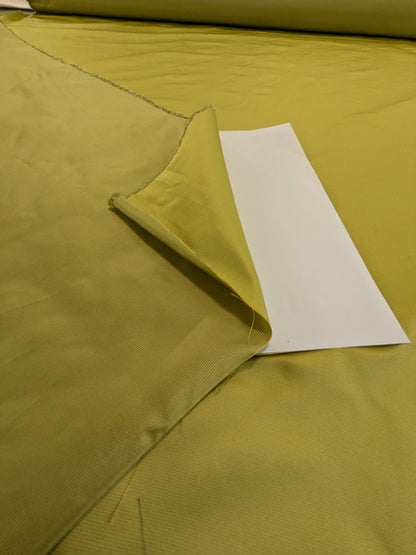 Scalamandre Serenity Pistachio Green Chartreuse 100% Silk Faille Texture Heavier - By The Yard
