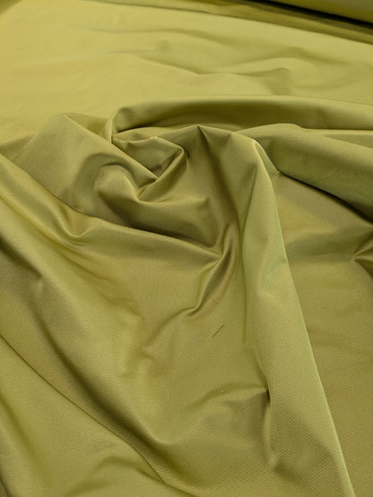 Scalamandre Serenity Pistachio Green Chartreuse 100% Silk Faille Texture Heavier - By The Yard
