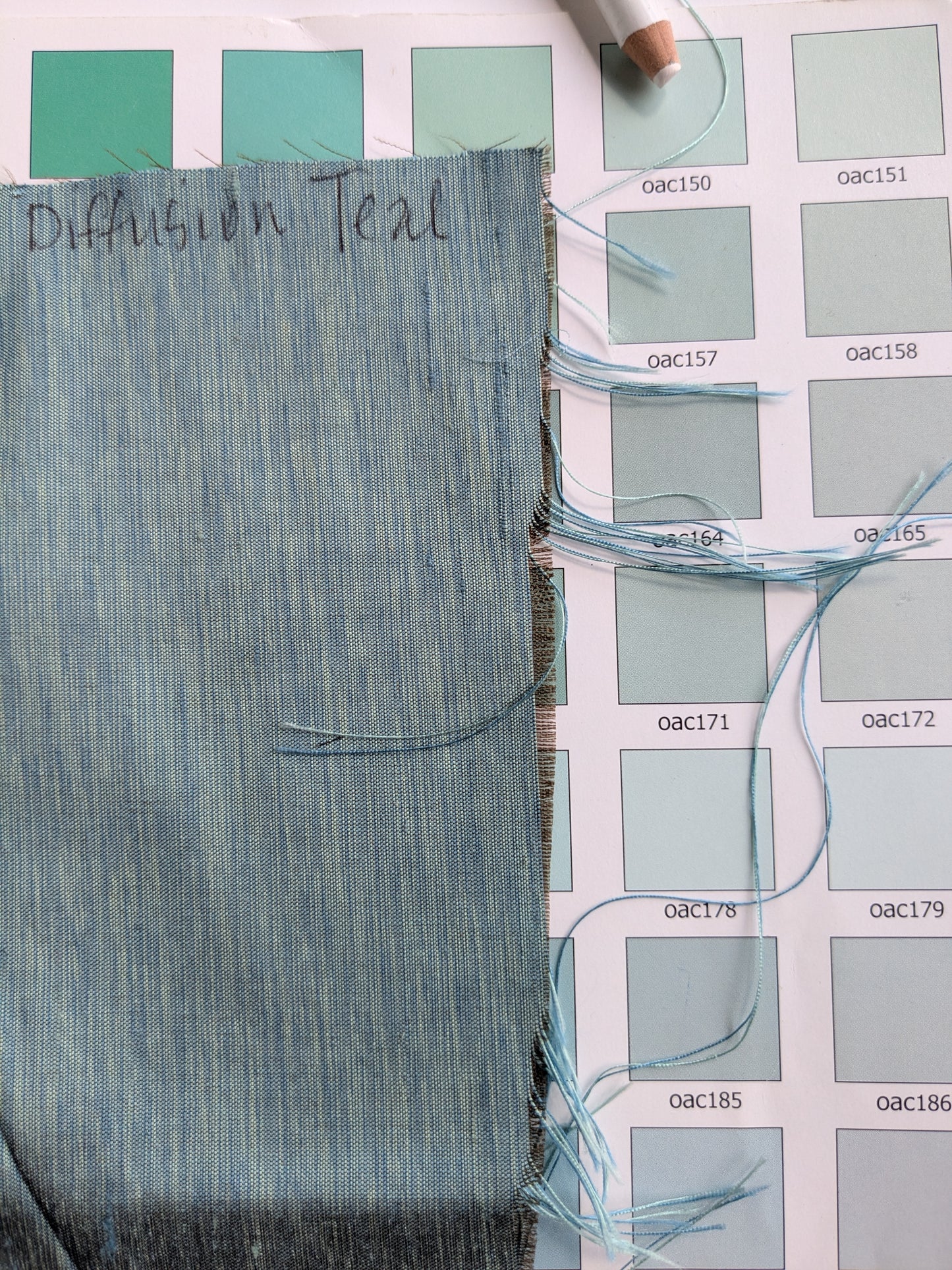 Scalamandre Hinson Diffusion Taffeta Teal Blue Silk Solid Texture MSRP USD294/y