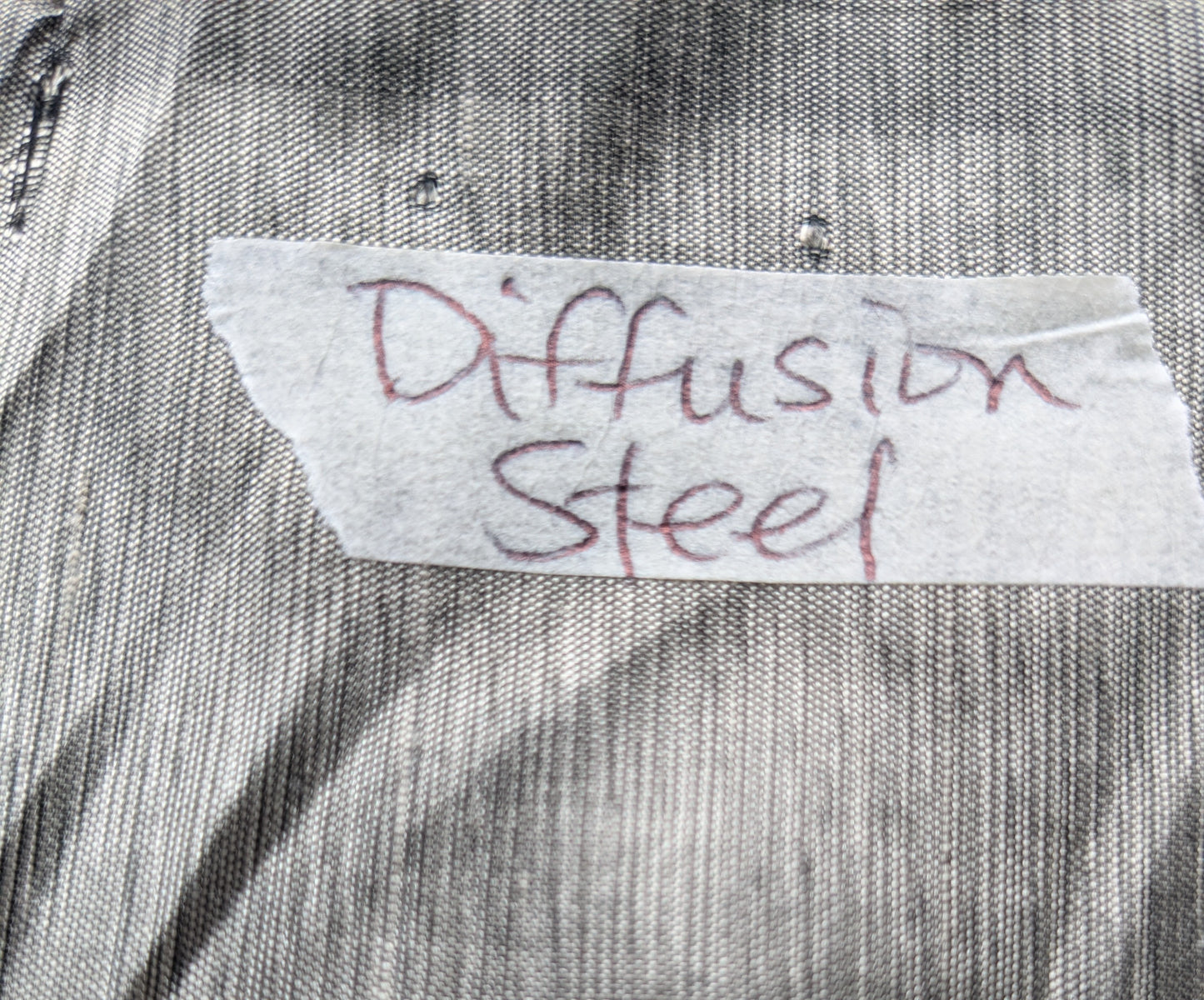 Scalamandre Hinson  Diffusion Taffeta Steel Silver Grey Iridescent Silk Taffeta Texture MSRP USD294/y