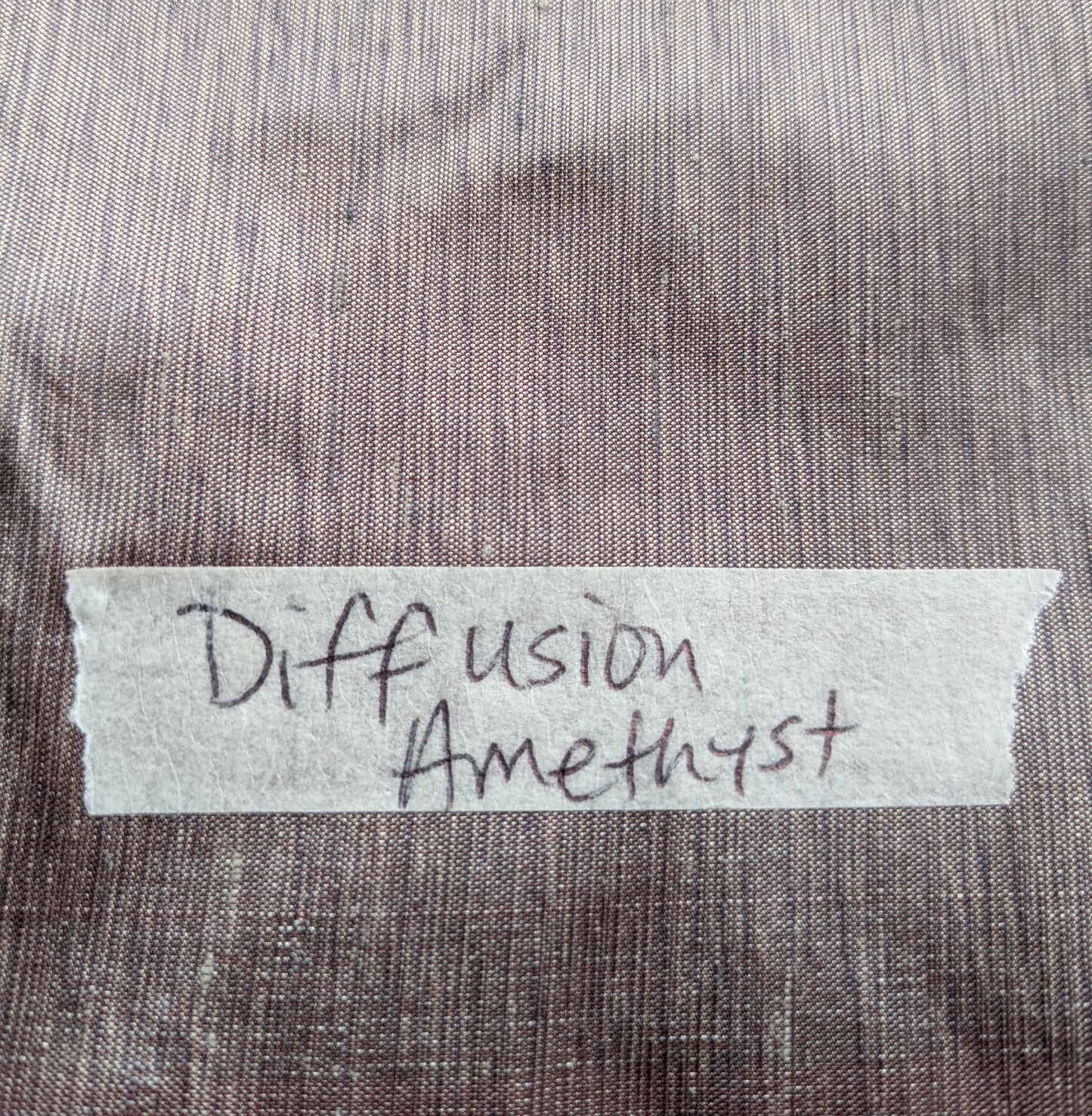 Scalamandre Hinson  Diffusion Taffeta Amethyst Gray Purple Silk Solid Texture MSRP USD294/y
