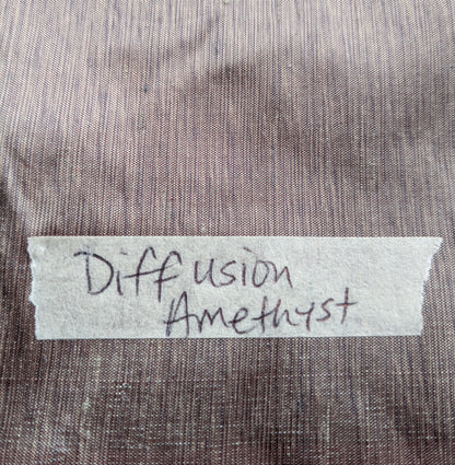 Scalamandre Hinson  Diffusion Taffeta Amethyst Gray Purple Silk Solid Texture MSRP USD294/y