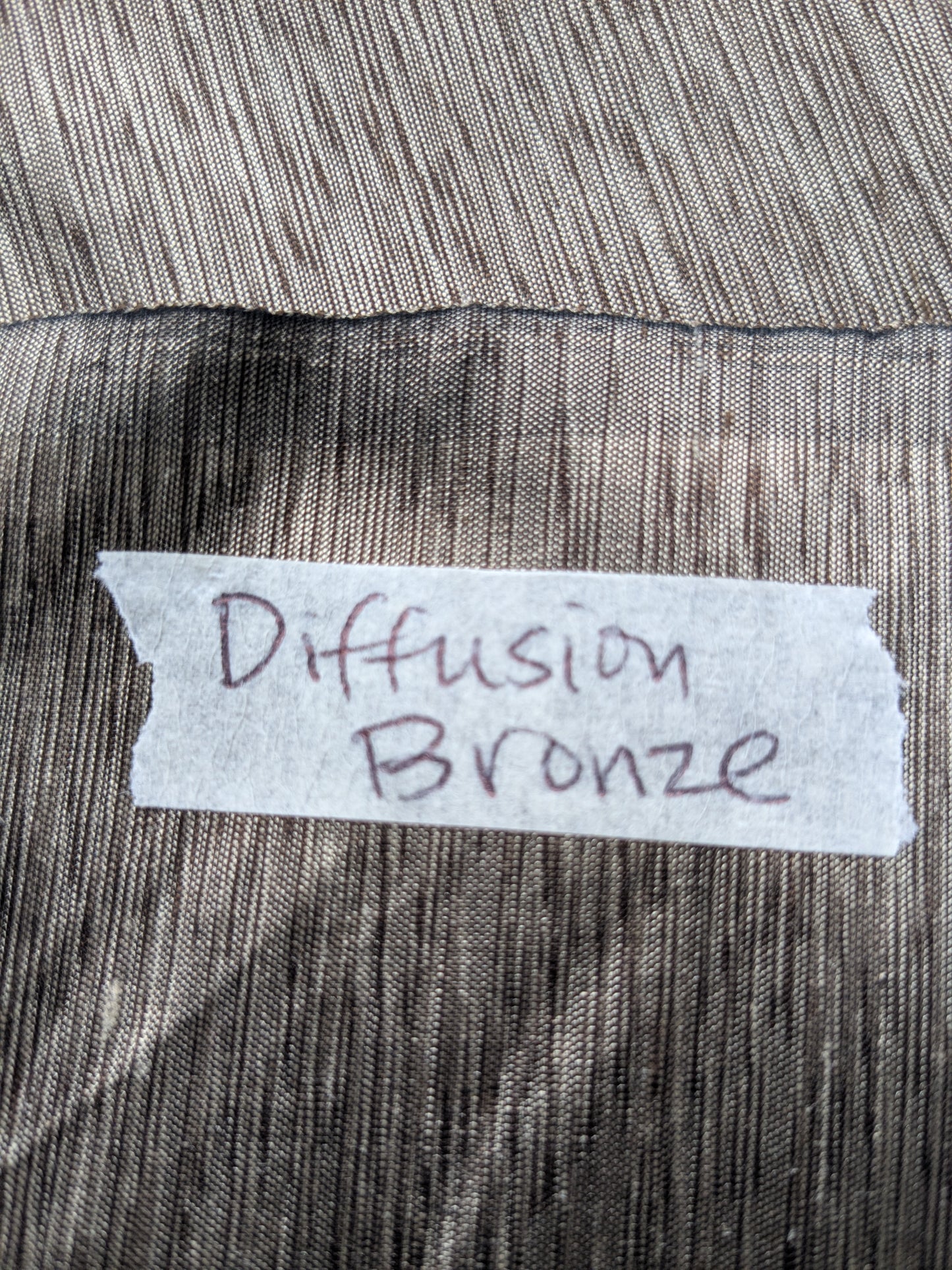 by yard Scalamandre  Hinson  Diffusion Taffeta Bronze Brown Iridescent Silk Taffeta Texture MSRP USD294/y