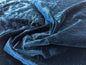 By yard Palazzo Grassi Gaufrage Silk Cut Velvet 100% Silk Pile Renaissance Damask Midnight Blue Pure Lux MSRP USD1000+/Y