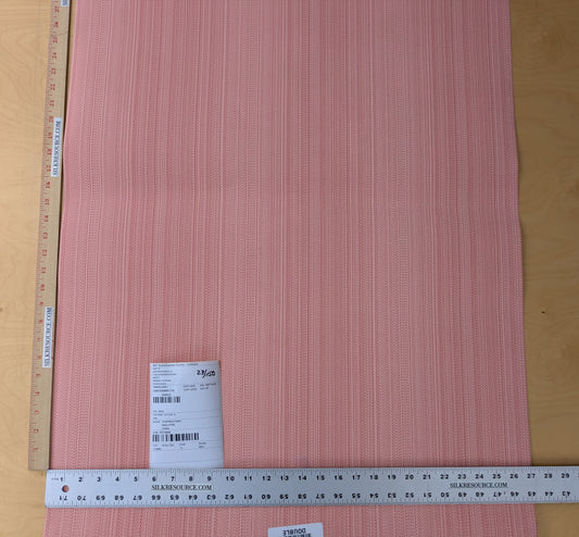 Scalamandre Aria Strie Coral Pink Wallpaper 5 Yards Single Roll MSRP USD 126/single Roll