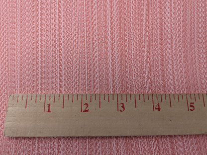 Scalamandre Aria Strie Coral Pink Wallpaper 5 Yards Single Roll MSRP USD 126/single Roll