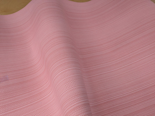 Scalamandre Aria Strie Coral Pink Wallpaper 5 Yards Single Roll MSRP USD 126/single Roll