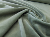 Designer High End Woodland Velvet in Golden Grass Green 100% Cotton Velvet By yard