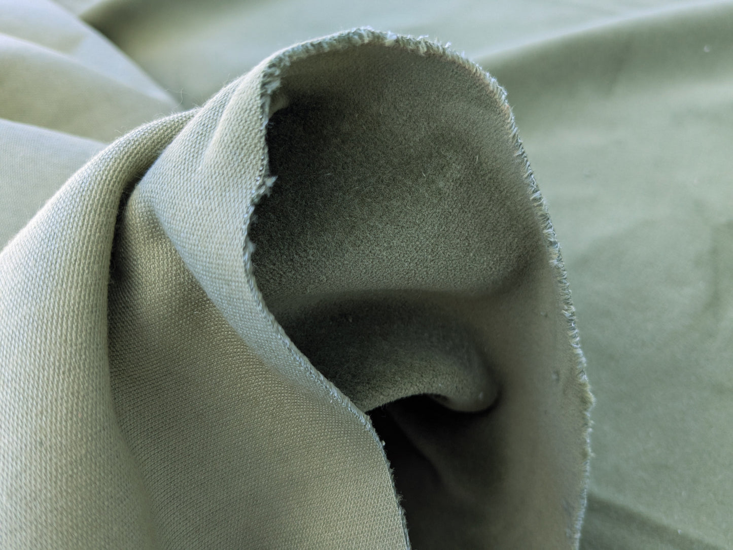 Designer High End Woodland Velvet in Golden Grass Green 100% Cotton Velvet By yard