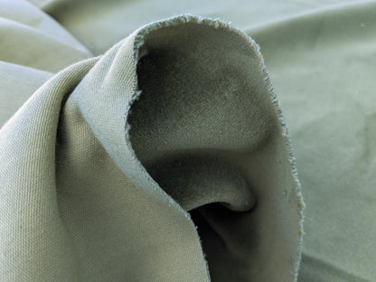 Designer High End Woodland Velvet in Golden Grass Green 100% Cotton Velvet By yard