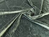 Palazzo Grassi Gaufrage Silk Velvet & Cut Velvet Olive Green Renaissance Damask MSRP $1000+/yard