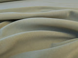 Mongolian steppe Wool Cashmere Blend Gray Palest Green Velvet Solid MSRP USD 824/yard - By The Yard