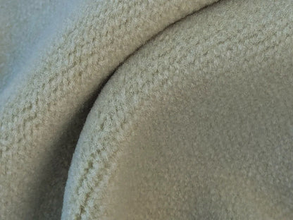 Mongolian steppe Wool Cashmere Blend Gray Palest Green Velvet Solid MSRP USD 824/yard - By The Yard