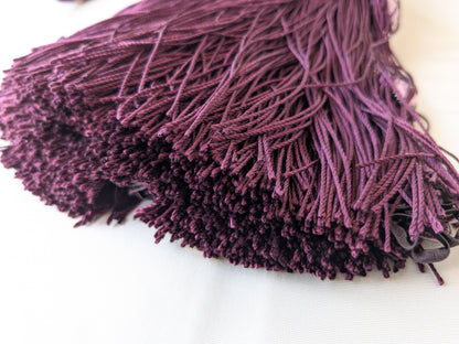 AMETHYSTE Colorway Samuel and Sons Palais Silk Tieback With Jasmines Silk Cotton Wood - MSRP USD 1300 Each - Special Order