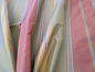 Travers Summer Days Silk Stripe Rainbow Watermelon Red Pink Meadow Green Yellow Gold - By the yard