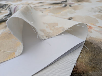 Scalamandre Lynton Almond Brown White 100% Cotton Floral - By the yard