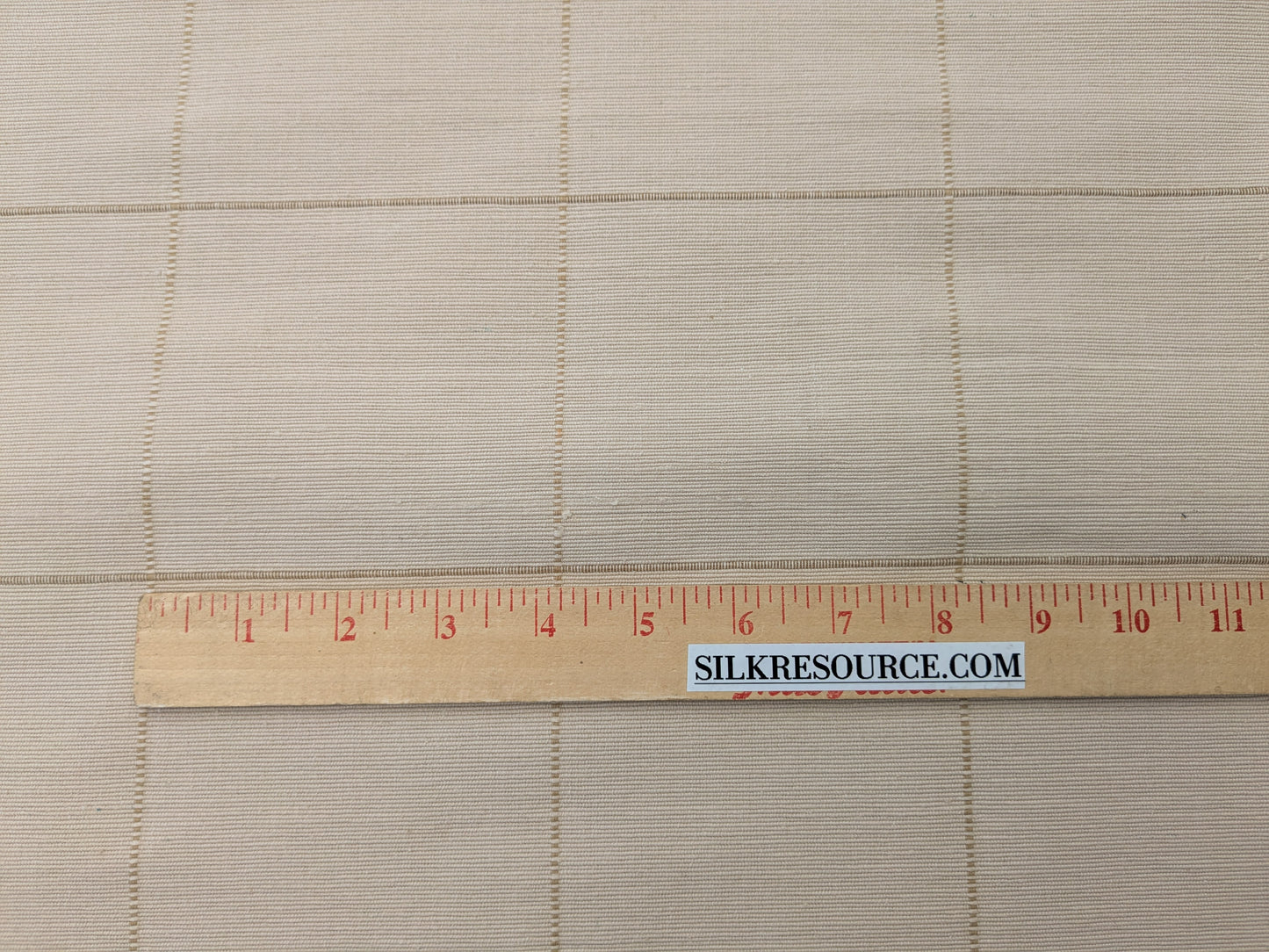 Scalamandre William Check Tan on Beige Cotton Reversible Plaid Check - by the yard