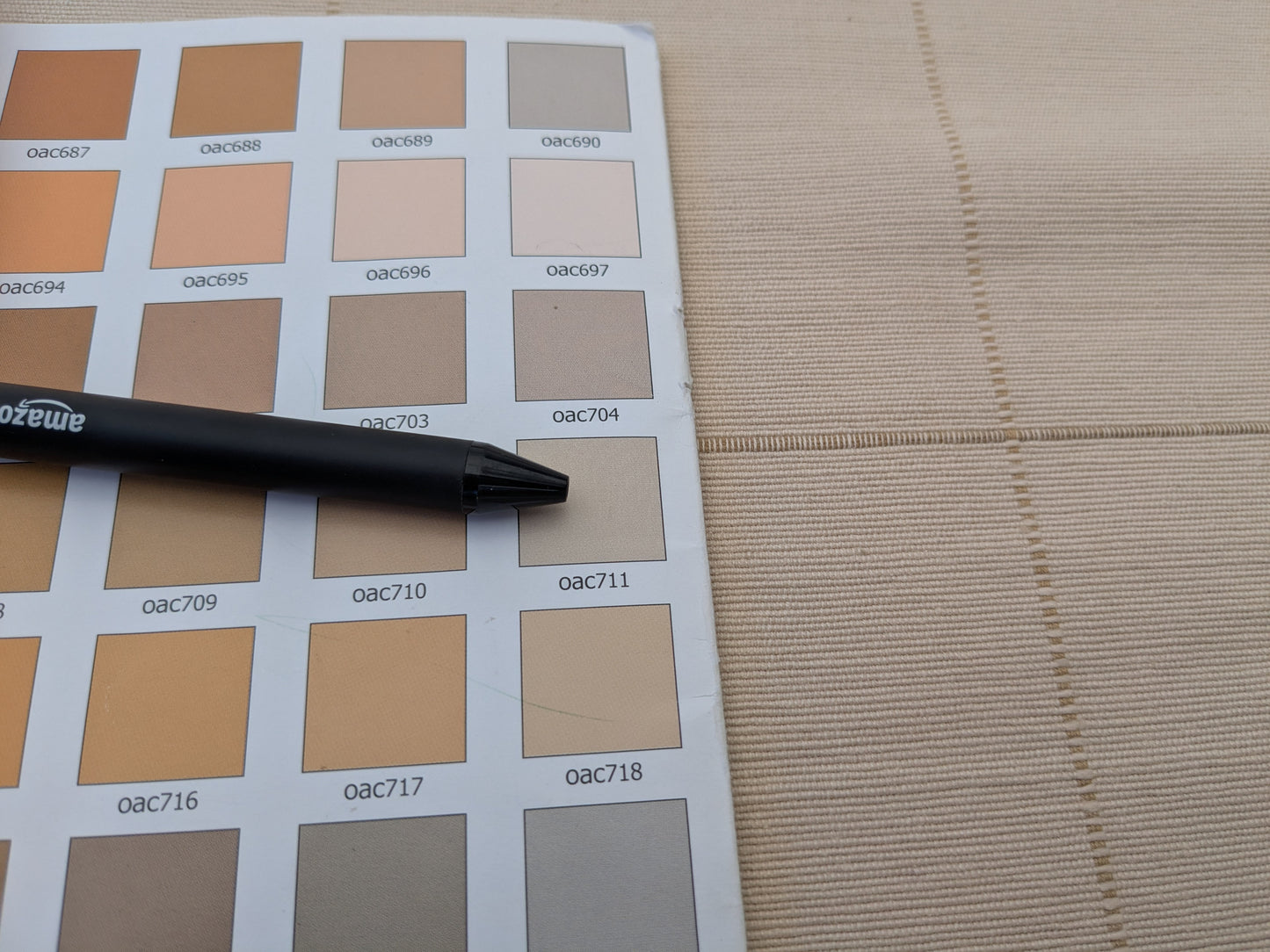 Scalamandre William Check Tan on Beige Cotton Reversible Plaid Check - by the yard