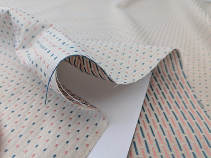 Scalamandre Francesco Beige Dots Circle Small Scale Green Blue - By the yard