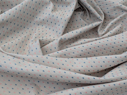 Scalamandre Francesco Beige Dots Circle Small Scale Green Blue - By the yard