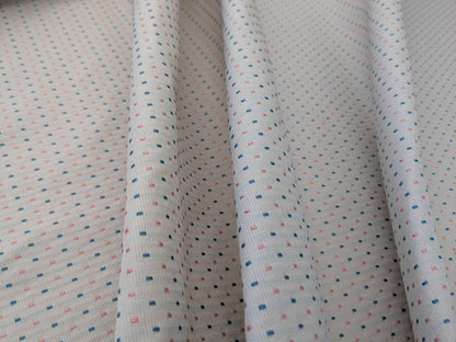 Scalamandre Francesco Beige Dots Circle Small Scale Green Blue - By the yard