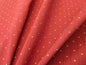Scalamandre Casino Coral White Yellow on Red 100% Cotton Circle Small Scale - By the yard