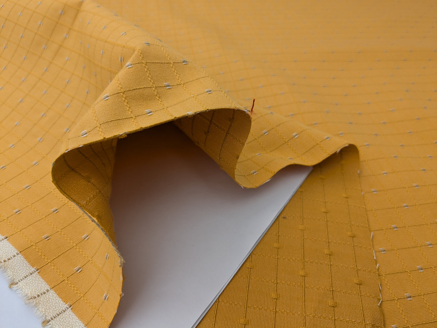 Scalamandre Casino Maize Grey on  Yellow 100% Cotton Circle Small Scale - By the yard