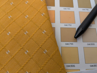 Scalamandre Casino Maize Grey on  Yellow 100% Cotton Circle Small Scale - By the yard