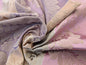 56 EV56 - 2.2 yards - Scalamandre Lelievre Paris Lancelot Azalee Purple Pink Blue Beige Cotton Viscose Damask Floral Renaissance