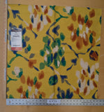 27"x27" Scalamandre Lelievre of Paris Woven 1.2 Yards Bali Nabis Yellow Blue Green MSRP USD 696/y - 68 EV56