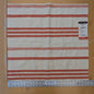 25" x 26" Scalamandre Lelievre Square Marina Stripe White Dark Blue Jacquard Woven MSRP USD 428/yard - 70 EV56
