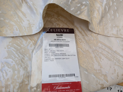 26"x26" Scalamandre Lelievre Nami Vermeil Cream White Large Jacquard Abstract Linen Silk Red Orange Blue -76 EV56